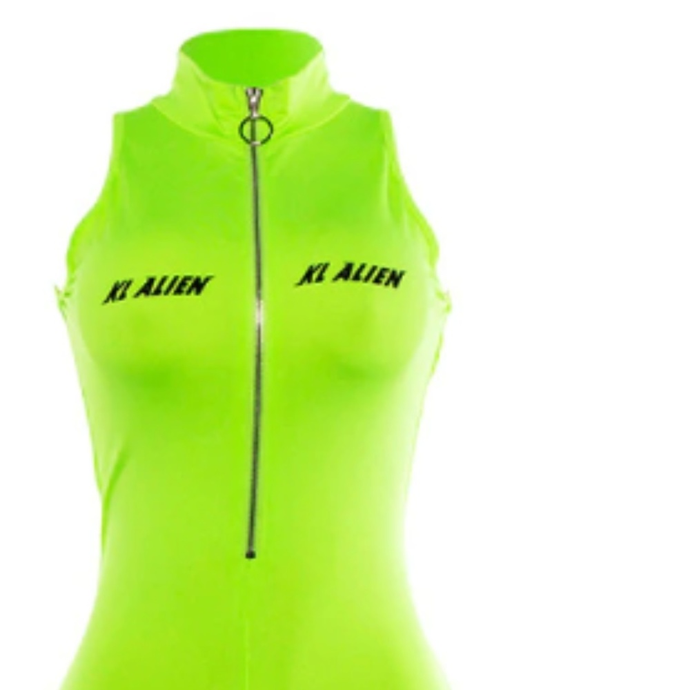 Neon Sleeveless Unitard